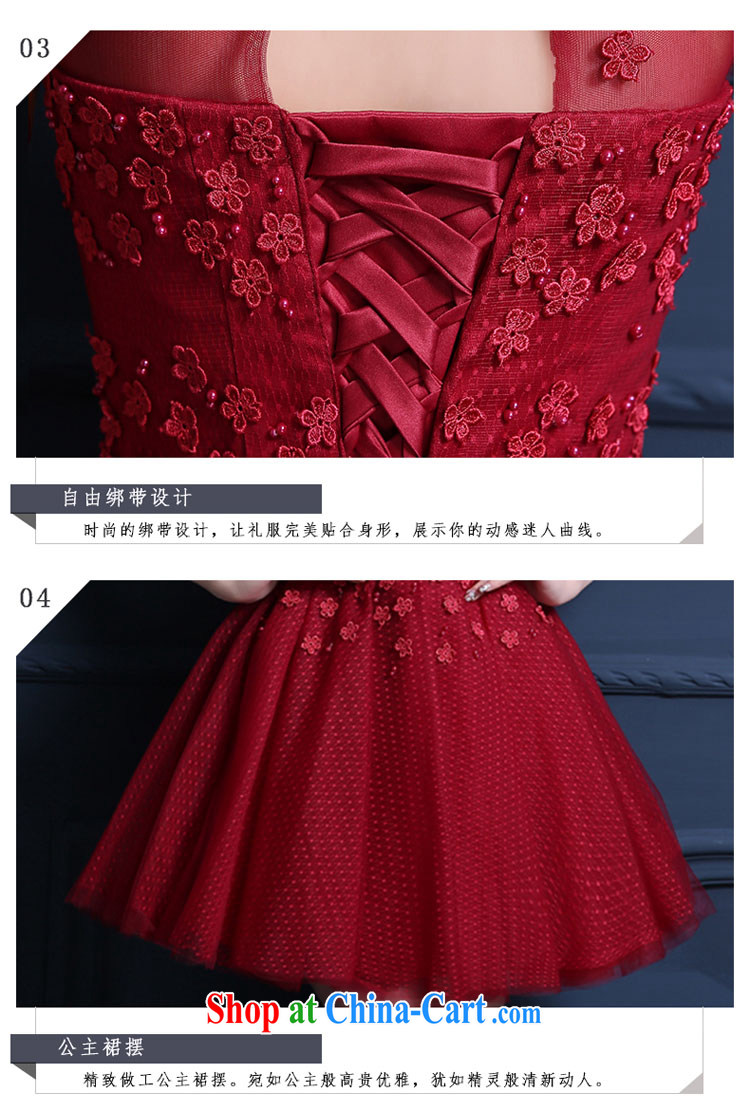 New, small wedding dresses 2015 spring bridal toast serving marriage bridesmaid clothing short dresses banquet dress summer female dark red tailored contact Customer Service pictures, price, brand platters! Elections are good character, the national distribution, so why buy now enjoy more preferential! Health