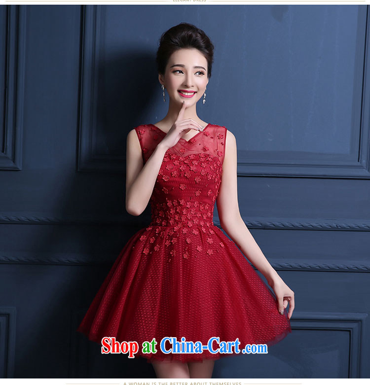 New, small wedding dresses 2015 spring bridal toast serving marriage bridesmaid clothing short dresses banquet dress summer female dark red tailored contact Customer Service pictures, price, brand platters! Elections are good character, the national distribution, so why buy now enjoy more preferential! Health