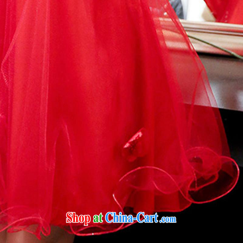 Kam Ming Yin Yue 7 wedding dress two-piece skirt 2015 spring loaded bride replacing the door festive red bows dress the Code Red L, Kam-ming 7 Yin Yue, shopping on the Internet