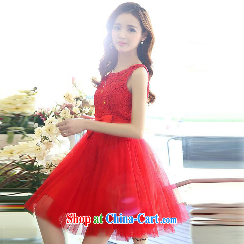 Kam-ming Yin Yue 7 summer 2015 new, only the US wedding dresses serving toast dress banquet service, short, red XL, Kam-ming Yin Yue 7, shopping on the Internet