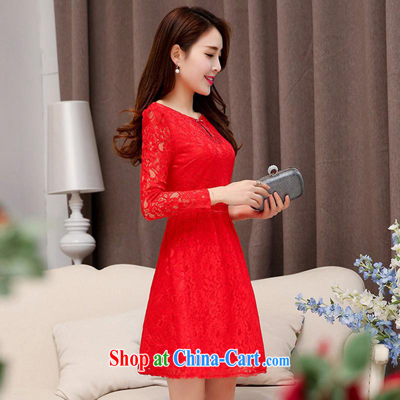 Kam Ming Yin Yue 7 2015 new short red marriages wedding dresses serving toast bridesmaid clothing dress red M, Kam-ming 7 Yin Yue, shopping on the Internet