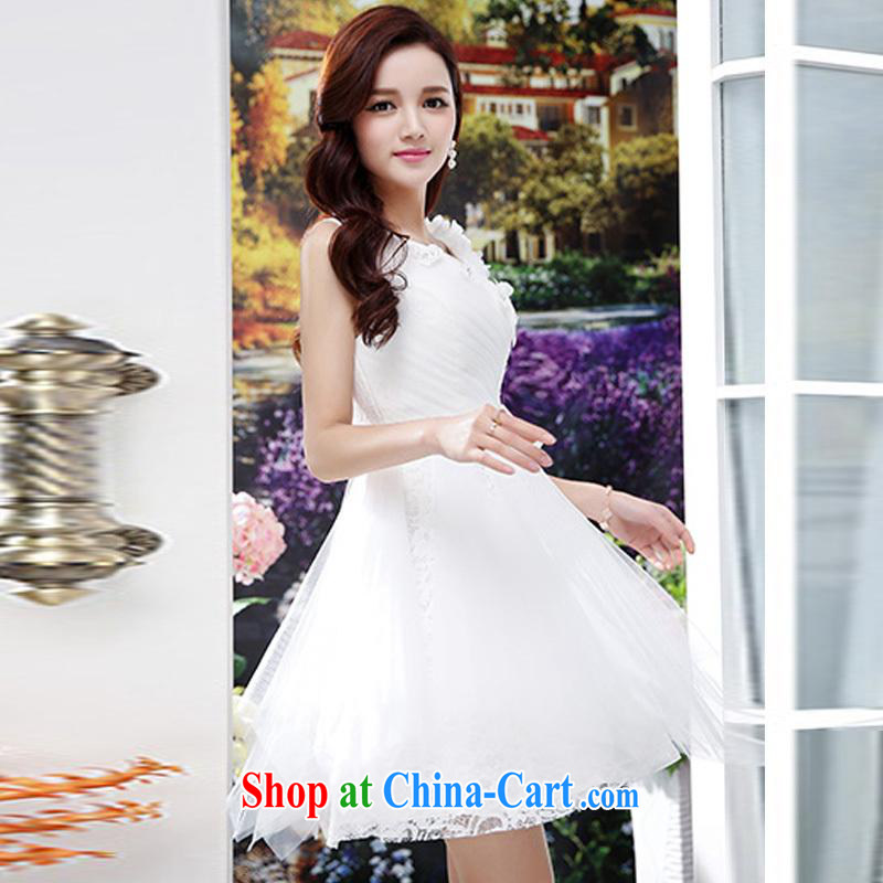 Kam Ming Yin Yue 7 summer 2015 new, only the US wedding dresses serving toast dress banquet service, short white XL, Kam-ming 7 Yin Yue, shopping on the Internet