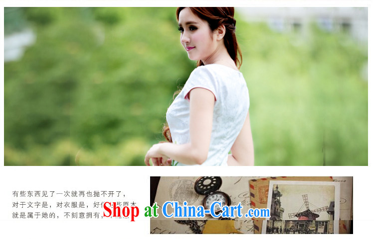 Stamp antique cheongsam dress Lotus jacquard short-sleeved wedding dresses dresses beauty summer pink M pictures, price, brand platters! Elections are good character, the national distribution, so why buy now enjoy more preferential! Health