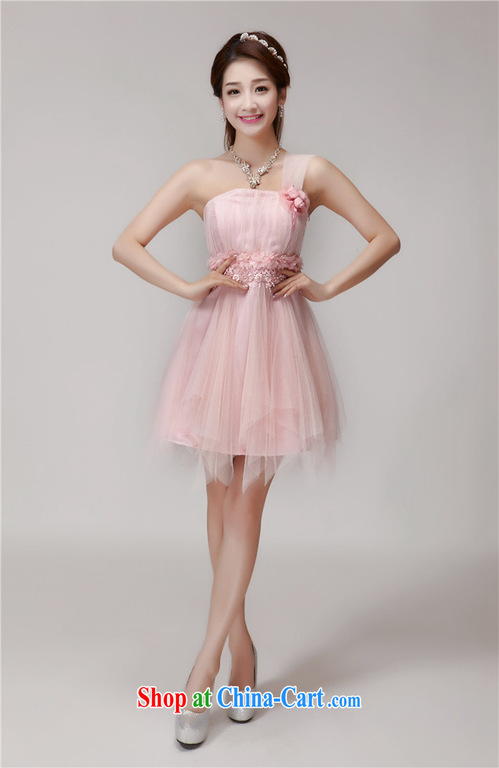 Korea could Cayman bridesmaid service 2015 new bridesmaid dresses in banquet dress sister skirt short, small dress summer pink L pictures, price, brand platters! Elections are good character, the national distribution, so why buy now enjoy more preferential! Health