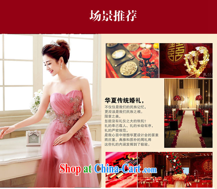 Evening Dress 2015 new summer short banquet dress dress girl bride toast wedding clothes fashion a Field shoulder light gray XXXL pictures, price, brand platters! Elections are good character, the national distribution, so why buy now enjoy more preferential! Health