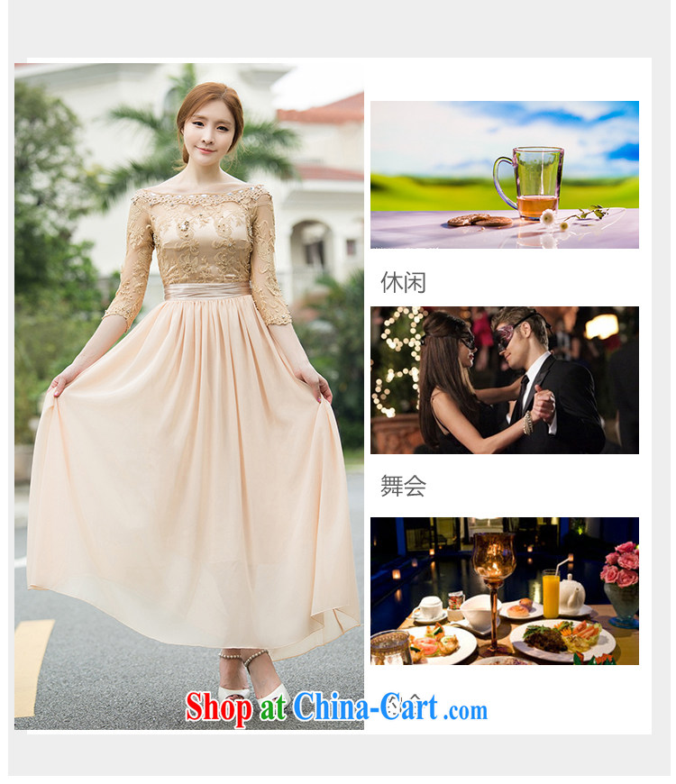 Hu Jintao was 2015 new summer a field for staple Pearl inserts drill style 7 sub-cuff dress dress Palace antique fairy skirt resort long skirt C 0018 white L pictures, price, brand platters! Elections are good character, the national distribution, so why buy now enjoy more preferential! Health