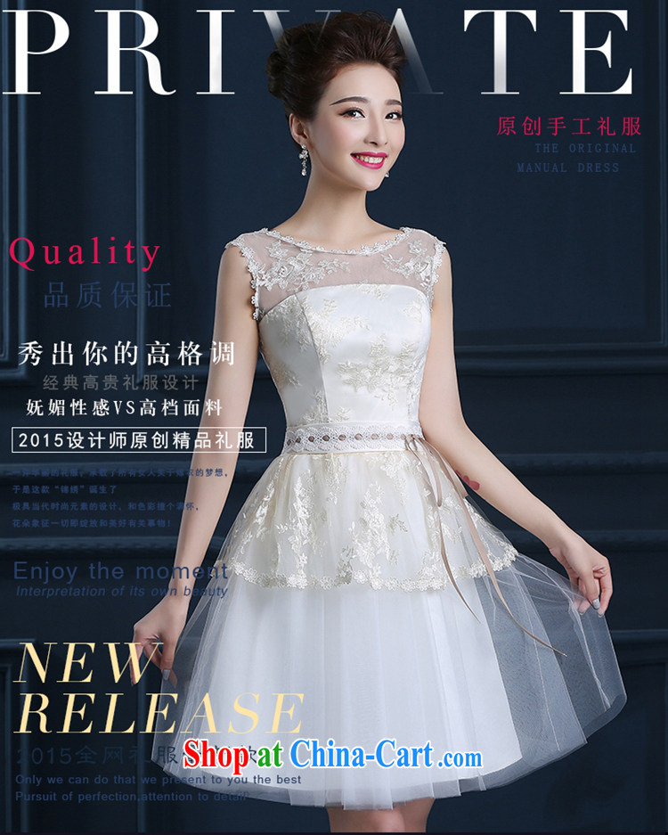 bridesmaid dresses summer 2015 new dual-shoulder larger graphics thin banquet bridal wedding banquet dress champagne color sleeves in the final pictures, price, brand platters! Elections are good character, the national distribution, so why buy now enjoy more preferential! Health