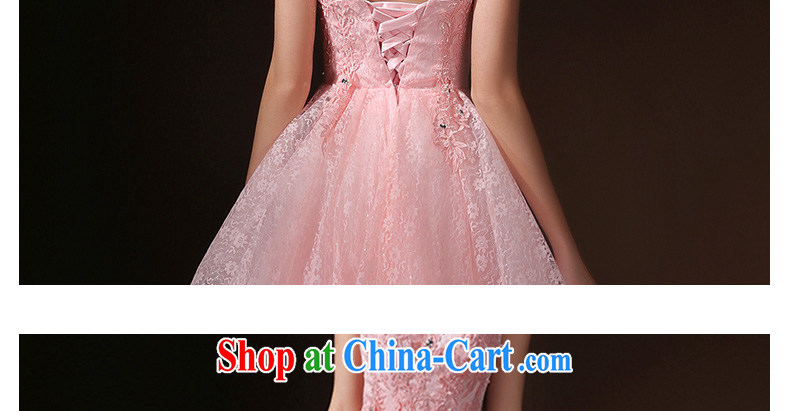 According to Lin Sa 2015 new summer short, pink bridesmaid service shaggy dress bridesmaid dresses in evening dress and sisters dress uniform toast girl pink XL pictures, price, brand platters! Elections are good character, the national distribution, so why buy now enjoy more preferential! Health