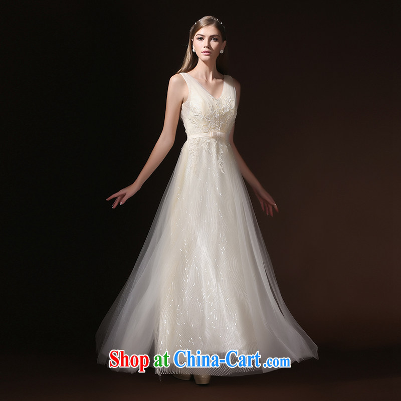 According to Lin Sa 2015 new bridesmaid dresses, long serving toast marriages sister service dress the annual dress skirt champagne color XL, according to Lin, Elizabeth, and shopping on the Internet