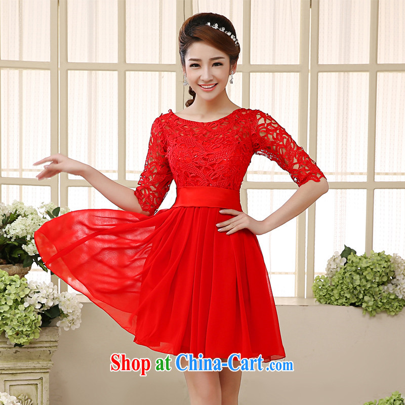 Leigh impressed his toast spring 2015 wedding dresses stylish pregnant women the code short marriages served toast summer in red cuff L impression, Leigh, shopping on the Internet