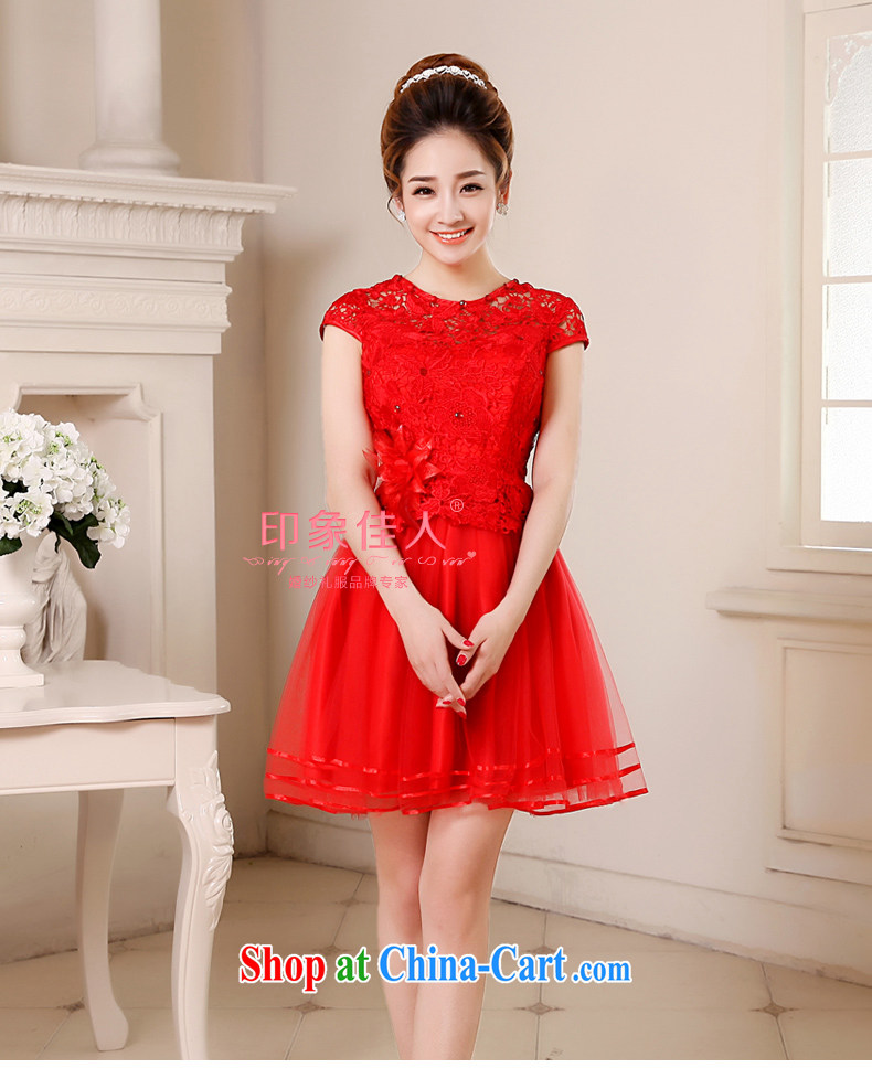 Bridal toast clothing 2015 new wedding dress red wedding bridesmaid clothing short small dress dresses summer XXL pictures, price, brand platters! Elections are good character, the national distribution, so why buy now enjoy more preferential! Health