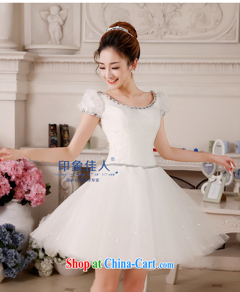 Evening Dress summer 2015 new white field package shoulder dress shaggy dress short bridesmaid dress wedding bridal toast serving XXL pictures, price, brand platters! Elections are good character, the national distribution, so why buy now enjoy more preferential! Health