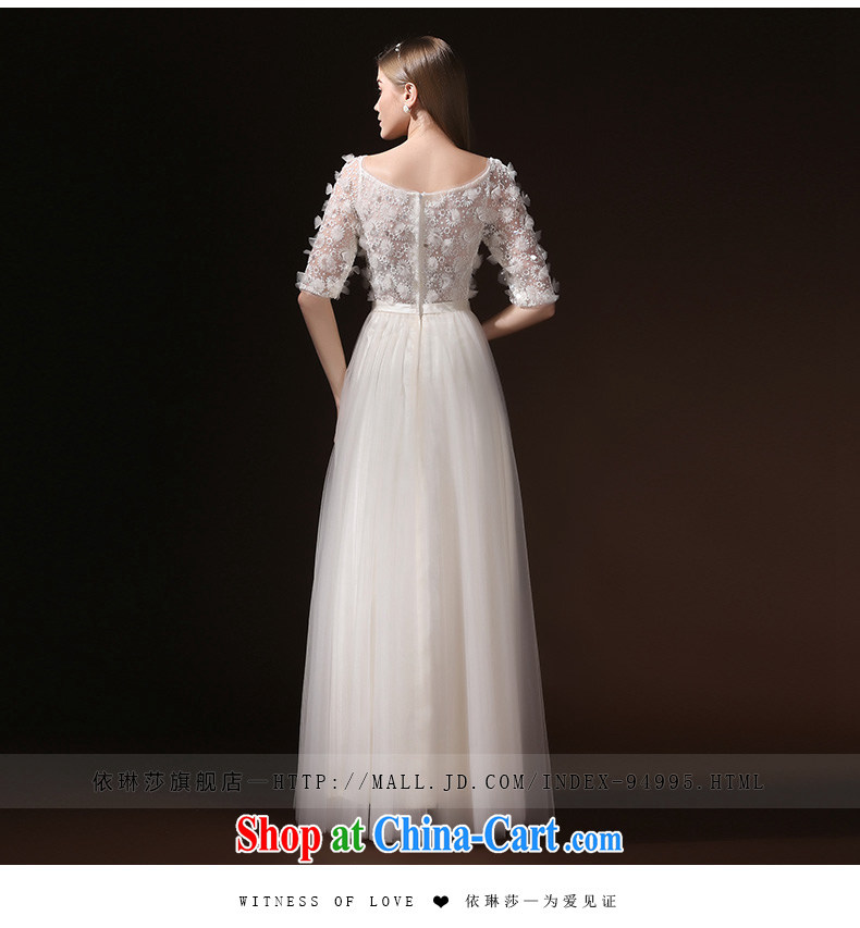 According to Lin Sha Evening Dress 2015 New Field shoulder long-sleeved bridal toast summer clothing moderator dress evening dress long, beige XL pictures, price, brand platters! Elections are good character, the national distribution, so why buy now enjoy more preferential! Health