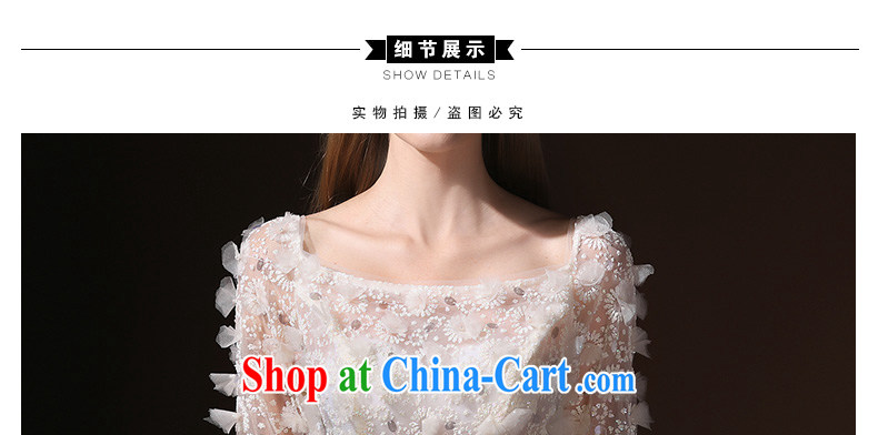 According to Lin Sha Evening Dress 2015 New Field shoulder long-sleeved bridal toast summer clothing moderator dress evening dress long, beige XL pictures, price, brand platters! Elections are good character, the national distribution, so why buy now enjoy more preferential! Health