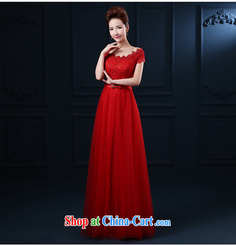 2015 bridal upscale Custom Field shoulder bare chest straps spring wedding dresses red stylish banquet photography long dress champagne color XXL pictures, price, brand platters! Elections are good character, the national distribution, so why buy now enjoy more preferential! Health