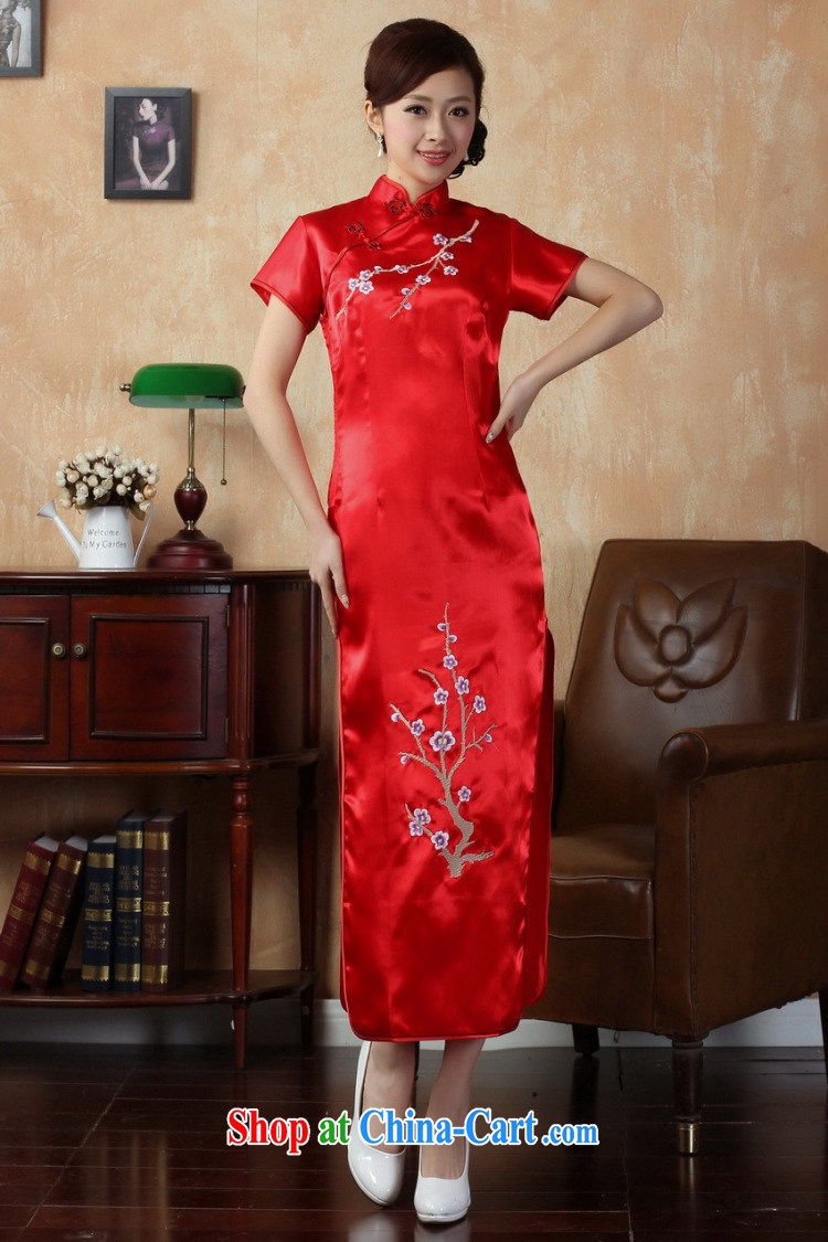 The warm 2015 cheongsam dress also heart home cyan XXL pictures, price, brand platters! Elections are good character, the national distribution, so why buy now enjoy more preferential! Health