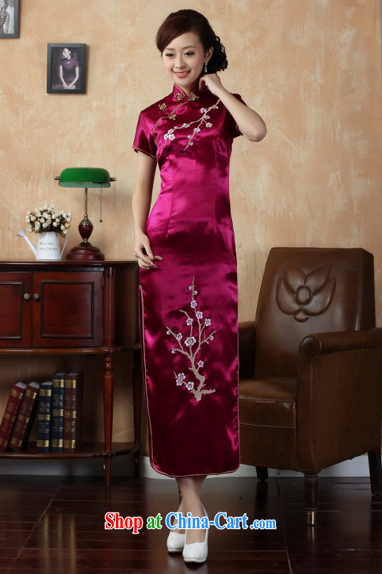 The warm 2015 cheongsam dress also heart home cyan XXL pictures, price, brand platters! Elections are good character, the national distribution, so why buy now enjoy more preferential! Health