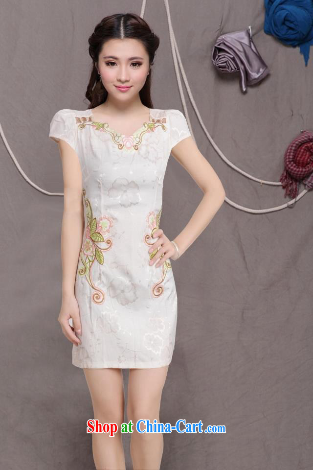 The warm 2015 cheongsam dress also heart homes (light yellow XL pictures, price, brand platters! Elections are good character, the national distribution, so why buy now enjoy more preferential! Health