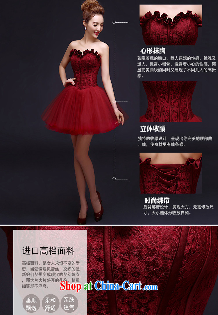 Evening Dress 2015 Spring Banquet small dress short, bridal the wedding toast clothing dress dresses summer female Red tailored contact Customer Service pictures, price, brand platters! Elections are good character, the national distribution, so why buy now enjoy more preferential! Health