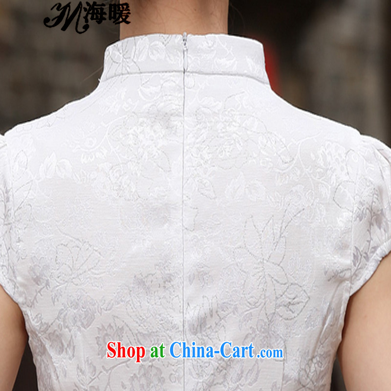 The warm 2015 cheongsam dress is also a home white XL, the warm, shopping on the Internet