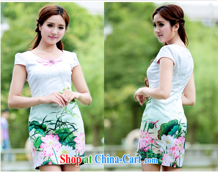 The warm 2015 cheongsam dress also heart homes pink XL pictures, price, brand platters! Elections are good character, the national distribution, so why buy now enjoy more preferential! Health