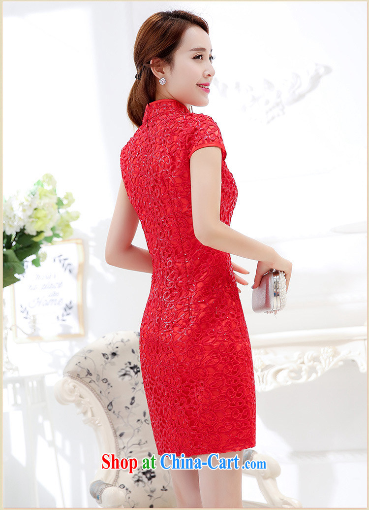 Thanks for Mrs 2015 summer new Korean fashion bridal dresses serving toast dresses female Red 1576 M pictures, price, brand platters! Elections are good character, the national distribution, so why buy now enjoy more preferential! Health