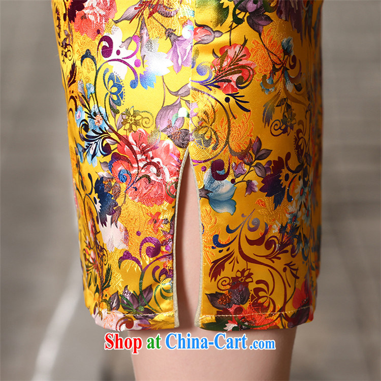 The warm 2015 cheongsam dress also heart homes gold XL pictures, price, brand platters! Elections are good character, the national distribution, so why buy now enjoy more preferential! Health