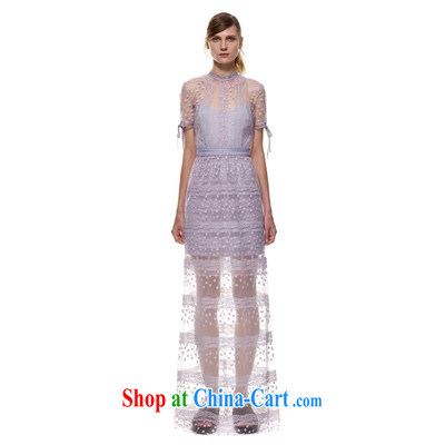 New Zealand, the United States and Europe 2015 star lace dresses name Yuan dress long skirt 6227 light purple L pictures, price, brand platters! Elections are good character, the national distribution, so why buy now enjoy more preferential! Health