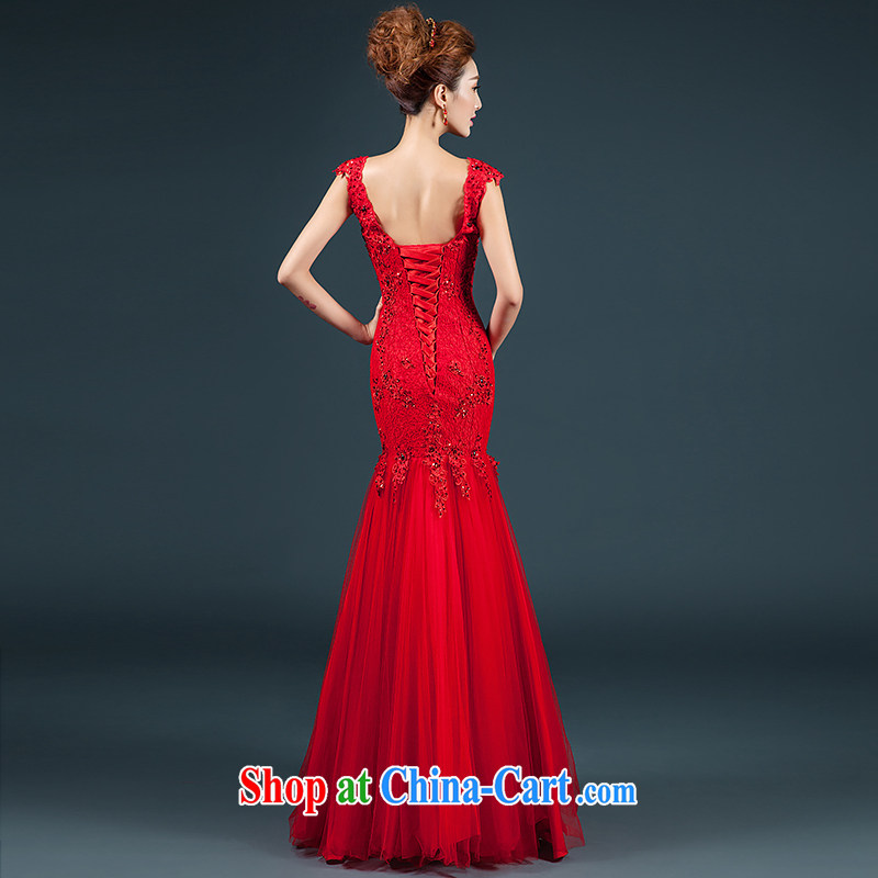 The Greek, Mona Lisa (XILUOSHA) Evening Dress 2014 new toast service bridal gown long cultivating crowsfoot double-shoulder stylish wedding dress red M, Greek Cypriot, Elizabeth (XILUOSHA), online shopping