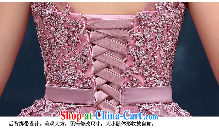 Evening Dress short, 2015 new wedding dresses summer double-shoulder V collar marriages served toast the wedding banquet female 豆沙 color will do not-for-pictures, price, brand platters! Elections are good character, the national distribution, so why buy now enjoy more preferential! Health