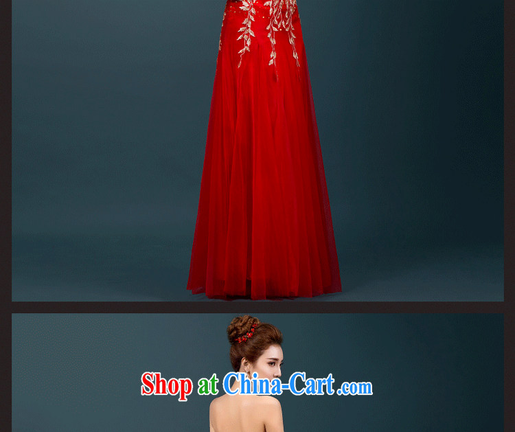 The Greek, Mona Lisa (XILUOSHA) bridal red wedding dress toast wiped his chest banquet dress 2015 New Year Long dresses, wine red XXL pictures, price, brand platters! Elections are good character, the national distribution, so why buy now enjoy more preferential! Health