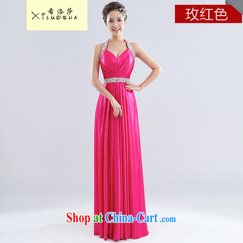 The Greek, Mona Lisa _XILUOSHA_ Evening Dress long gown annual meeting moderator dress banquet women cultivating Performance Service Bridal toast winter clothing of red s