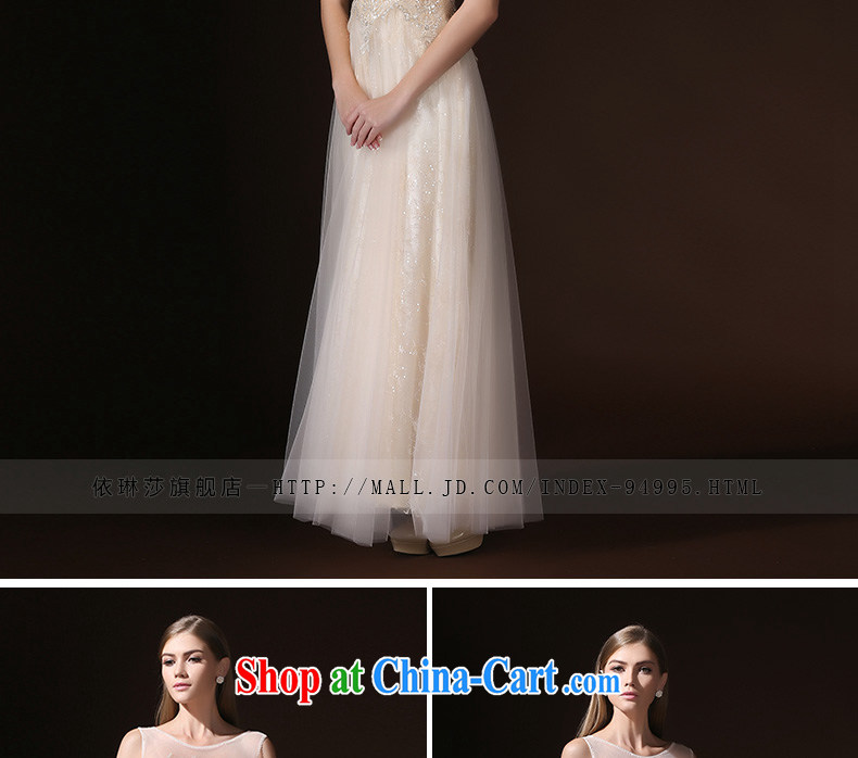 According to Lin Sa 2015 new bride toast served in Europe and summer lace chair banquet champagne color dress long, champagne color L pictures, price, brand platters! Elections are good character, the national distribution, so why buy now enjoy more preferential! Health