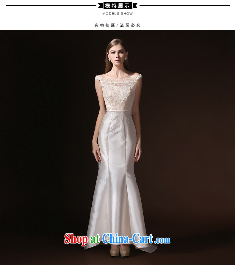 According to Lin Sha 2015 spring and summer new, wedding dress bridal Evening Dress beauty crowsfoot bridal toast serving champagne color XL pictures, price, brand platters! Elections are good character, the national distribution, so why buy now enjoy more preferential! Health
