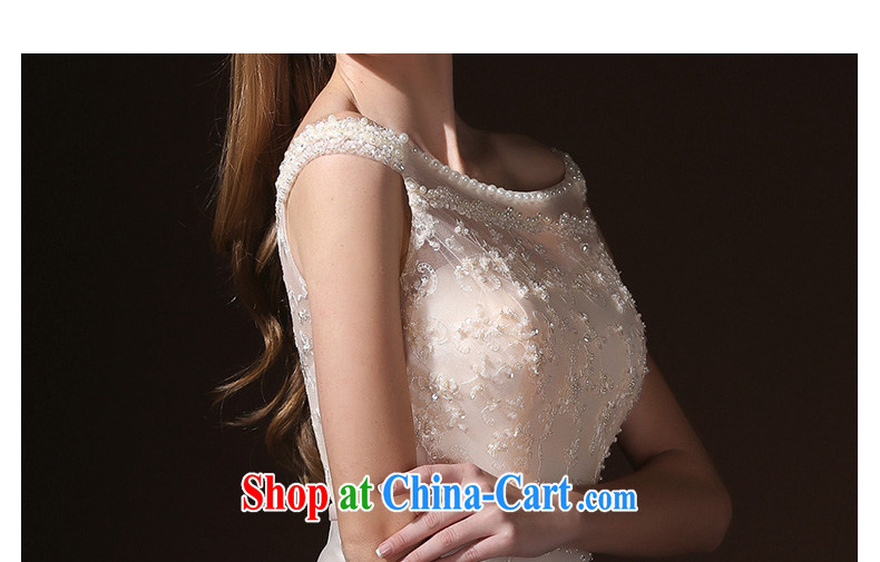 According to Lin Sha 2015 spring and summer new, wedding dress bridal Evening Dress beauty crowsfoot bridal toast serving champagne color XL pictures, price, brand platters! Elections are good character, the national distribution, so why buy now enjoy more preferential! Health