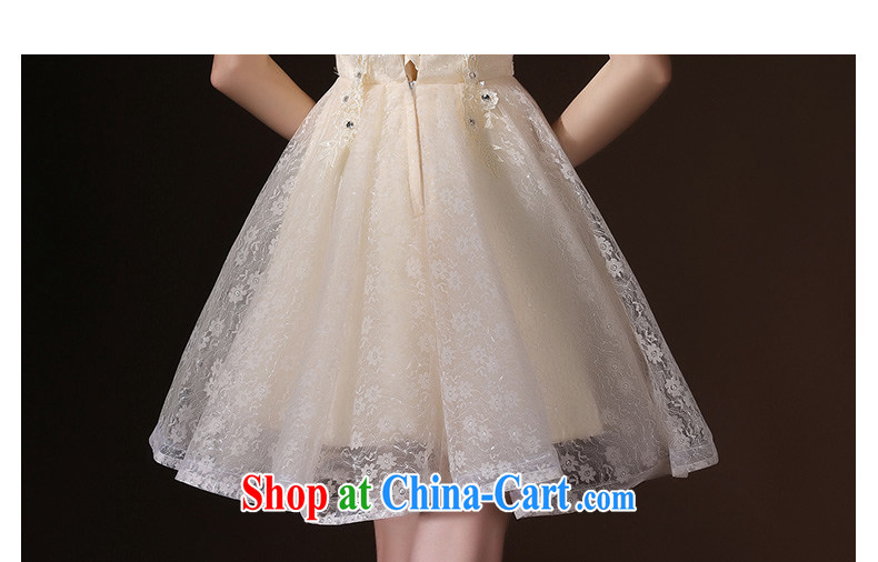 2015 new terrace back bridesmaid dress dresses summer short, sister dress bride wedding toast serving champagne color XL pictures, price, brand platters! Elections are good character, the national distribution, so why buy now enjoy more preferential! Health