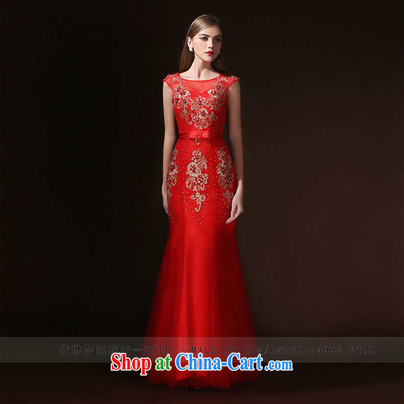 According to Lin Sa 2015 New Long Red Korean V collar bridal toast dress lace Evening Dress skirt female Red L pictures, price, brand platters! Elections are good character, the national distribution, so why buy now enjoy more preferential! Health