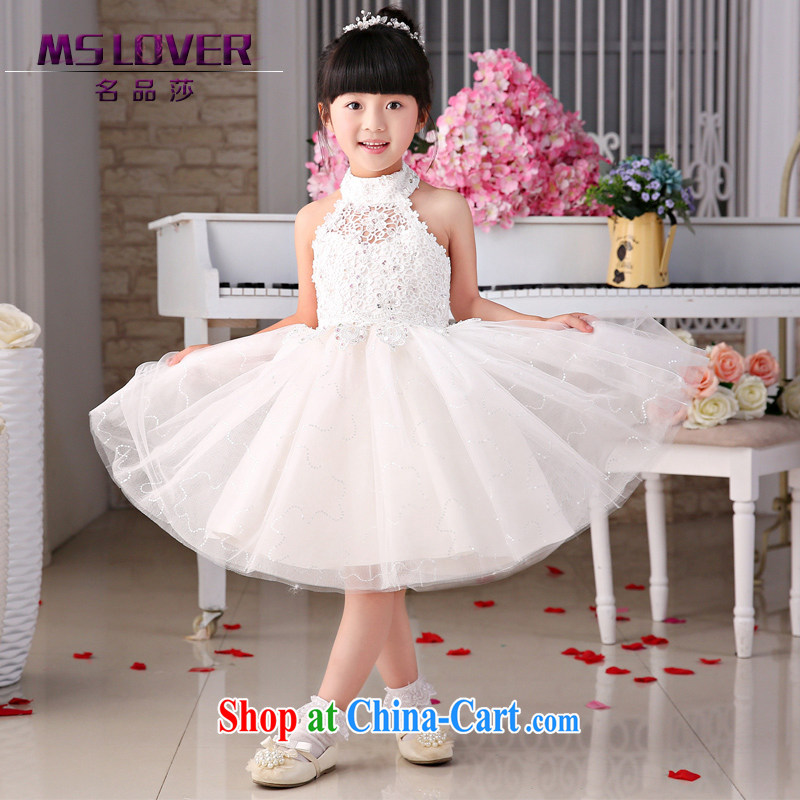 2015 MSLover new flower dress children dance stage dress wedding dress TZ 150,502 ivory 8