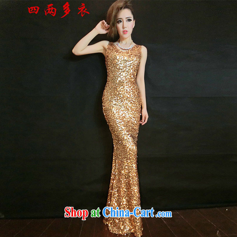 42 multi-yi 2015 long marriages served toast gold, cultivating fall bridesmaid Evening Dress 1655 gold are code