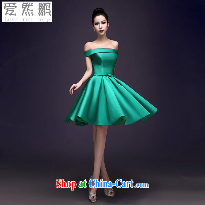 Love, Norman field shoulder banquet dress 2015 new short Evening Dress summer dress party girl bride toast served red wine red customers to size. Does not support returning to love so Pang, and shopping on the Internet