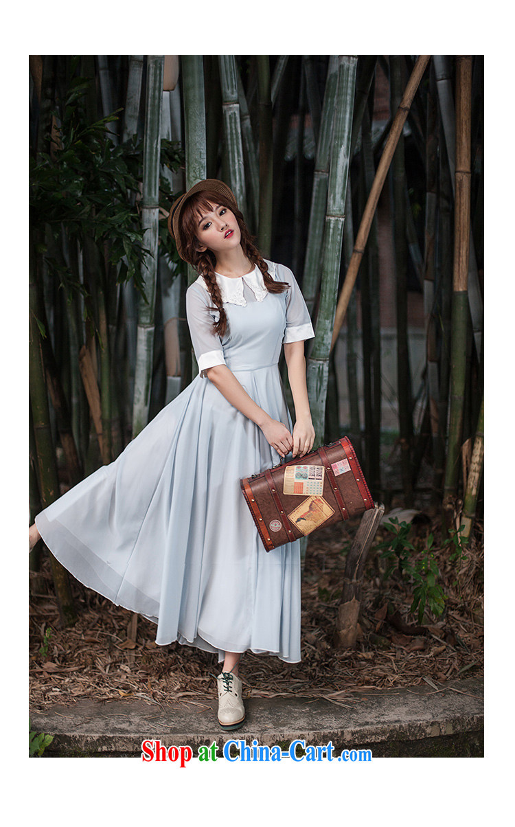 Van Gogh Dora 2015 Original Design purity girls simple and elegant no scratches, and wiped his chest two-piece retro small dresses dress and color XL pictures, price, brand platters! Elections are good character, the national distribution, so why buy now enjoy more preferential! Health