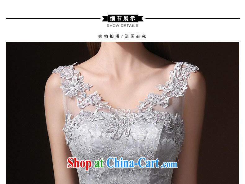 According to Lin Elizabeth banquet dress 2015 new dual-shoulder bridal toast summer serving the people dress Evening Dress Long Female gray XL pictures, price, brand platters! Elections are good character, the national distribution, so why buy now enjoy more preferential! Health