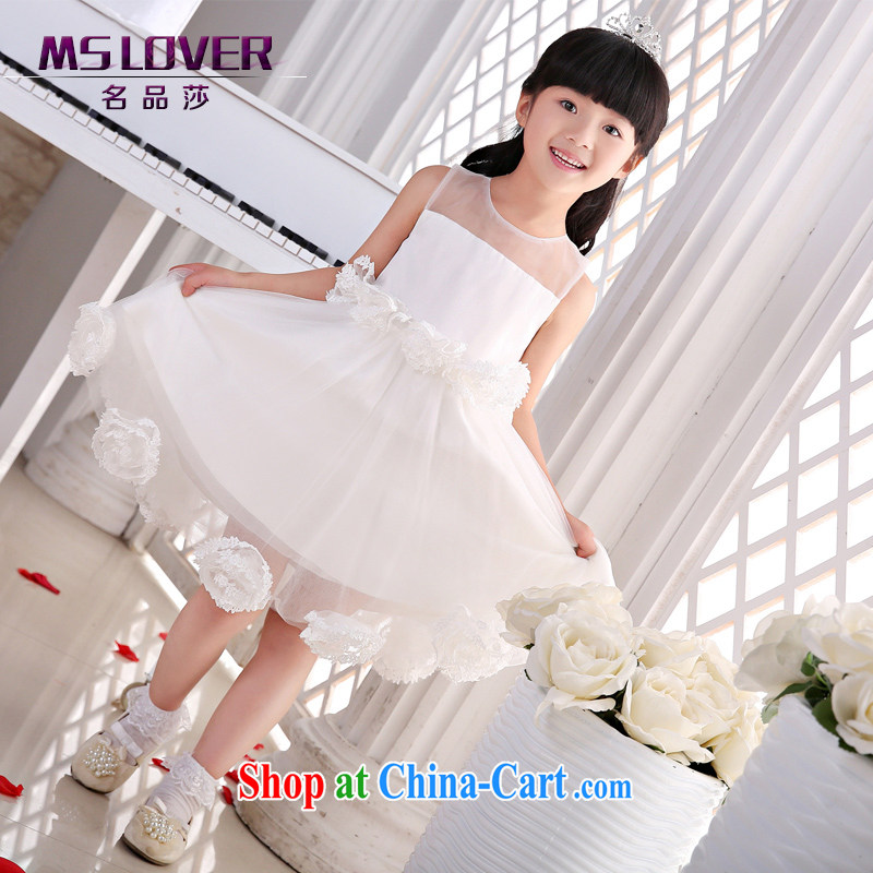 2015 MSLover new flower dress children dance stage dress wedding dress TZ 1505048 ivory 14 code