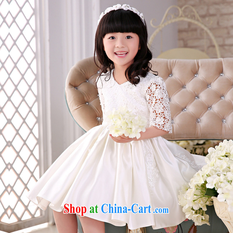 2015 MSLover new flower girl dress children's dance stage dress wedding dress TZ 1505049 ivory 14 code, name, Mona Lisa (MSLOVER), shopping on the Internet