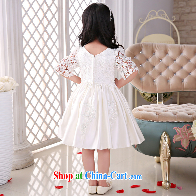 2015 MSLover new flower girl dress children's dance stage dress wedding dress TZ 1505049 ivory 14 code, name, Mona Lisa (MSLOVER), shopping on the Internet