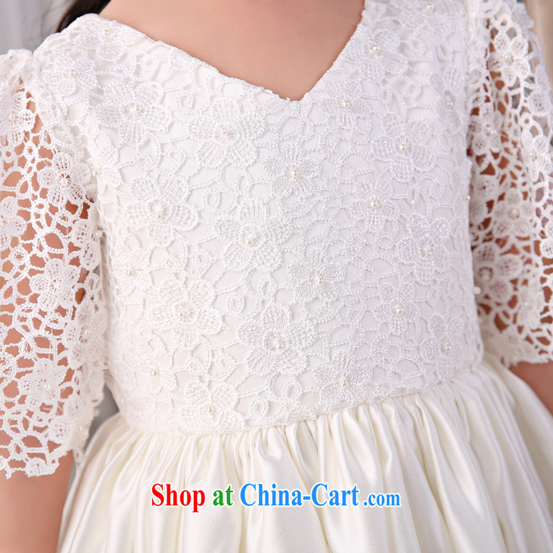 2015 MSLover new flower girl dress children's dance stage dress wedding dress TZ 1505049 ivory 14 code, name, Mona Lisa (MSLOVER), shopping on the Internet