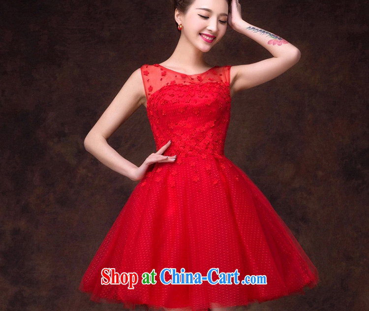 2015 new bride small dresses, short bows clothing marriage bridesmaid dress sister a shoulder Korean dresses summer pink. Do not return not-for-pictures, price, brand platters! Elections are good character, the national distribution, so why buy now enjoy more preferential! Health