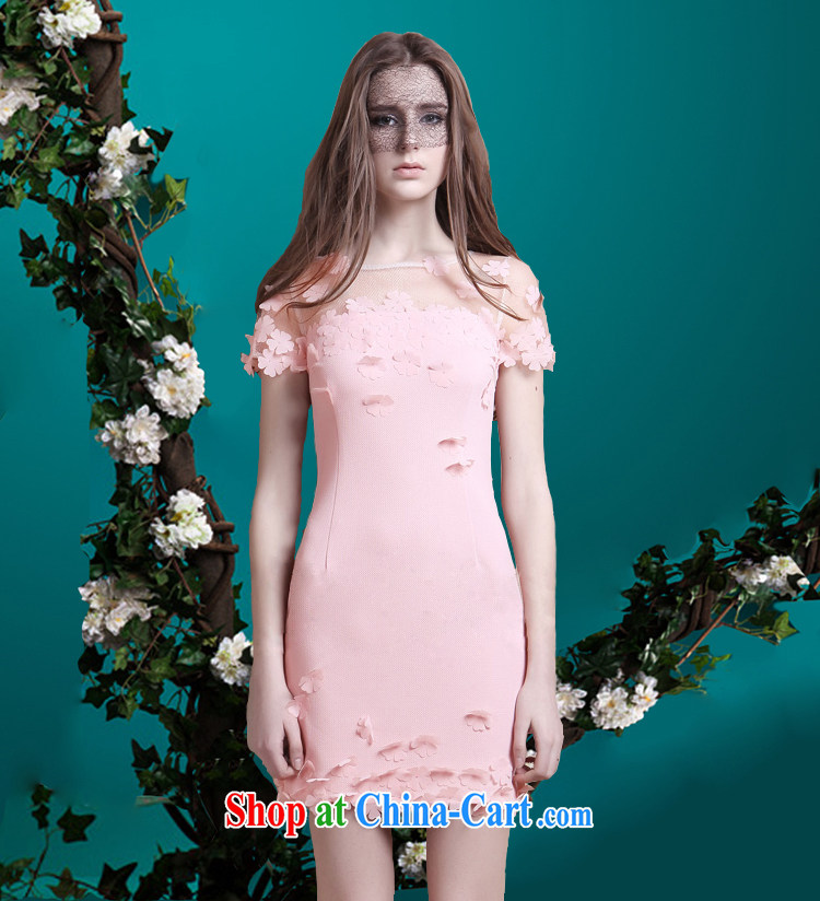 Tony Blair, in Dili, summer 2015 the new Manual high-end three-dimensional petal beauty dresses small dress 667 pink XL pictures, price, brand platters! Elections are good character, the national distribution, so why buy now enjoy more preferential! Health