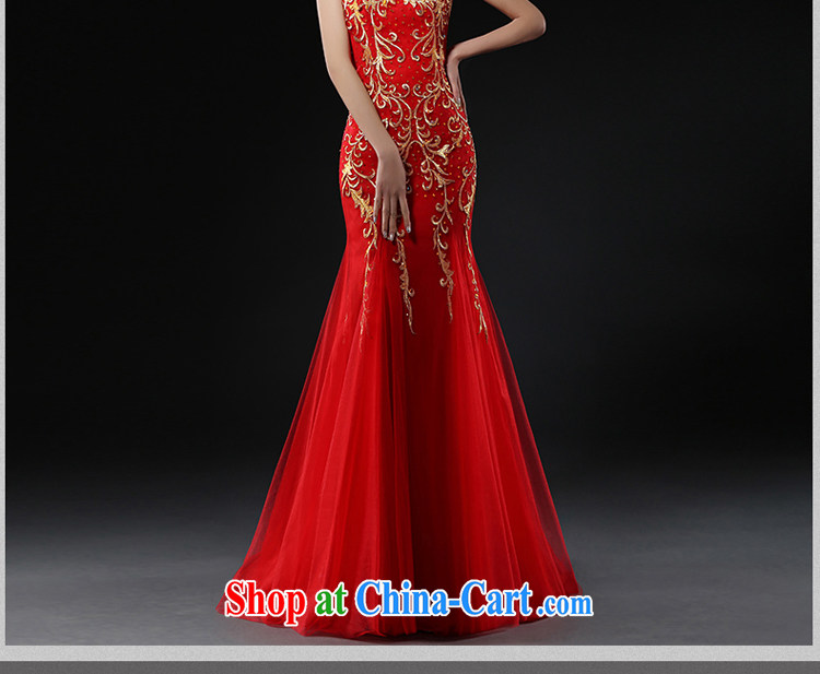 The Greek, Mona Lisa (XILUOSHA) bridal toast service 2015 new stylish bridal dresses red wedding dress evening dress long crowsfoot cultivating red XXL pictures, price, brand platters! Elections are good character, the national distribution, so why buy now enjoy more preferential! Health