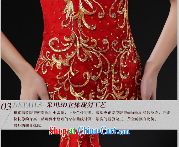 The Greek, Mona Lisa (XILUOSHA) bridal toast service 2015 new stylish bridal dresses red wedding dress evening dress long crowsfoot cultivating red XXL pictures, price, brand platters! Elections are good character, the national distribution, so why buy now enjoy more preferential! Health